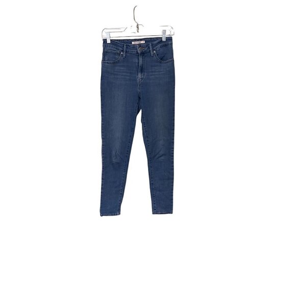 Levi  Strauss & Co. 721 High Rise Skinny Jeans Womens Size 27 Medium‎ Wash - Picture 1 of 11